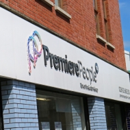 Built up letters fascia