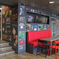 dominos wall graphics