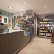McAleers Pharmacy vinyl wall graphics