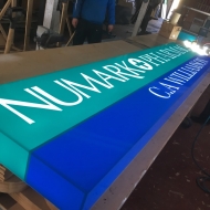 illuminated fascia sign